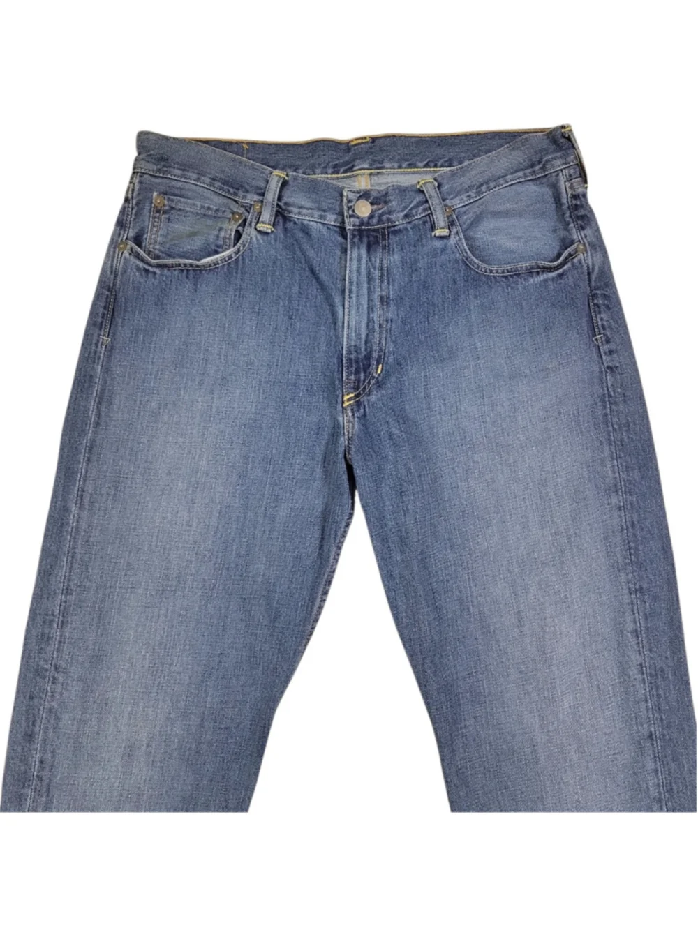 Polo Ralph Lauren Men's Classic Fit 867 Zip-Fly Straight Blue Jeans Size 34/32